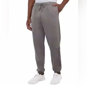 NWT Kirkland Signature Unisex Logo Drawstring Joggers Gray Size M/L 10HL261